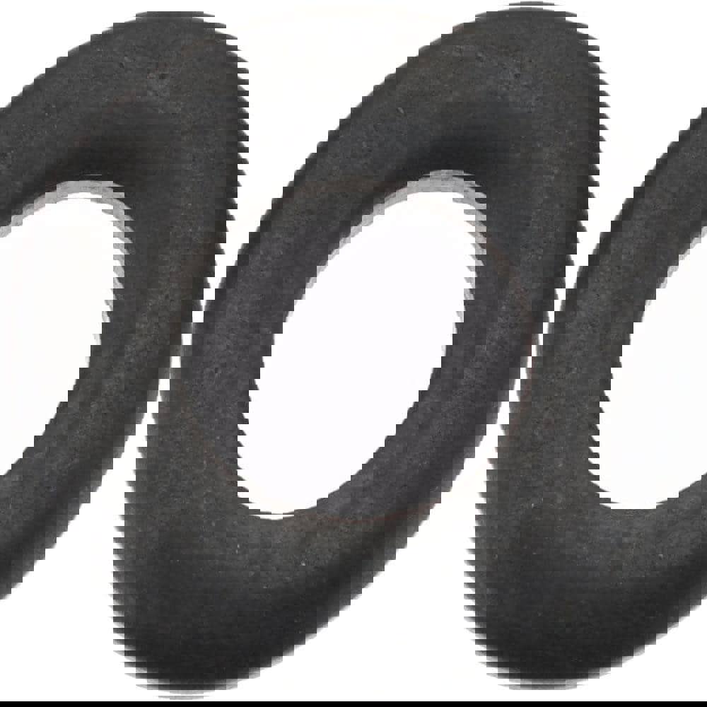 M6 Screw Extra Thick Flat Washer: Case Hardened Steel, Black Oxide Finish